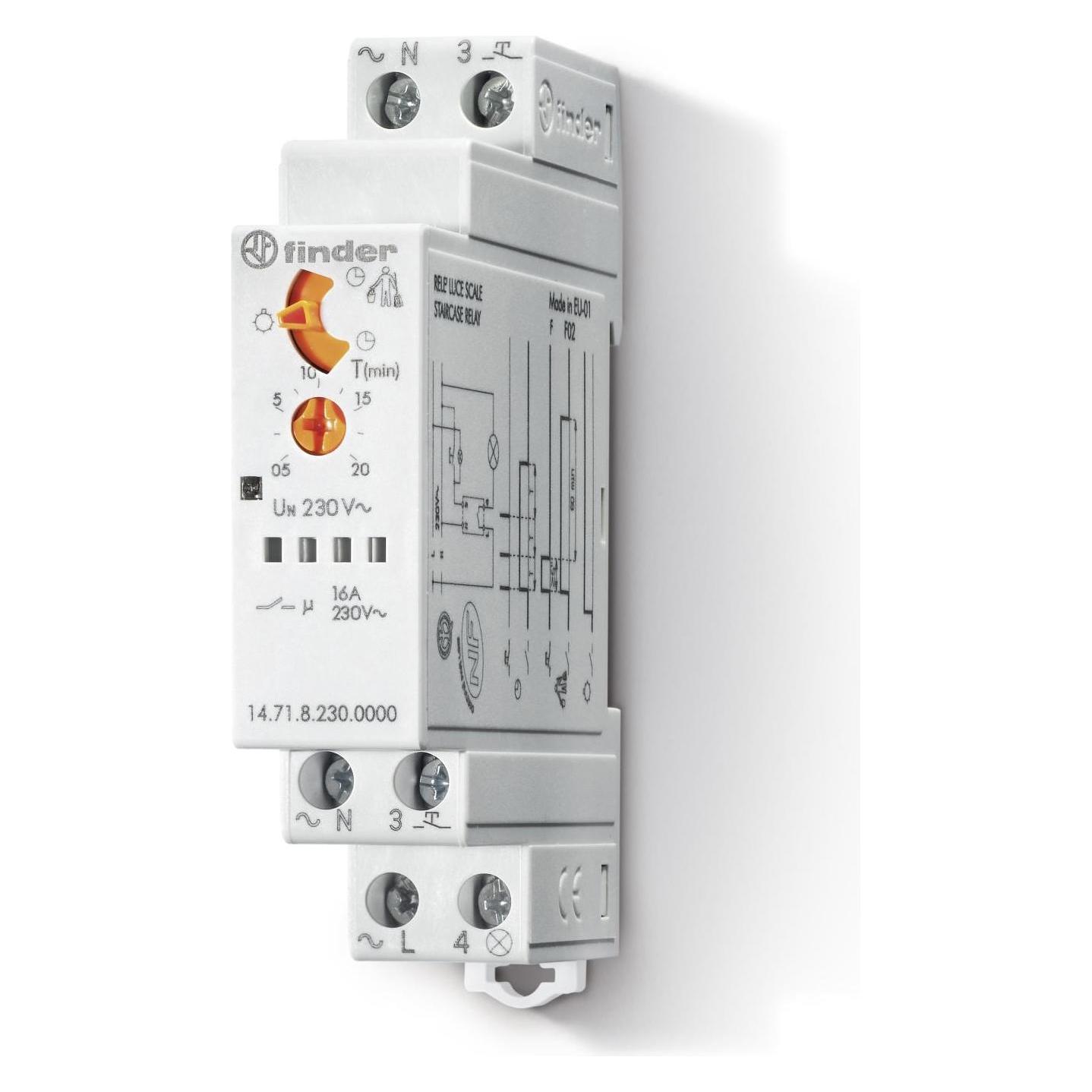 Finder Treppenlichtautomat Typ 14 16A (14.71.8.230.0000)