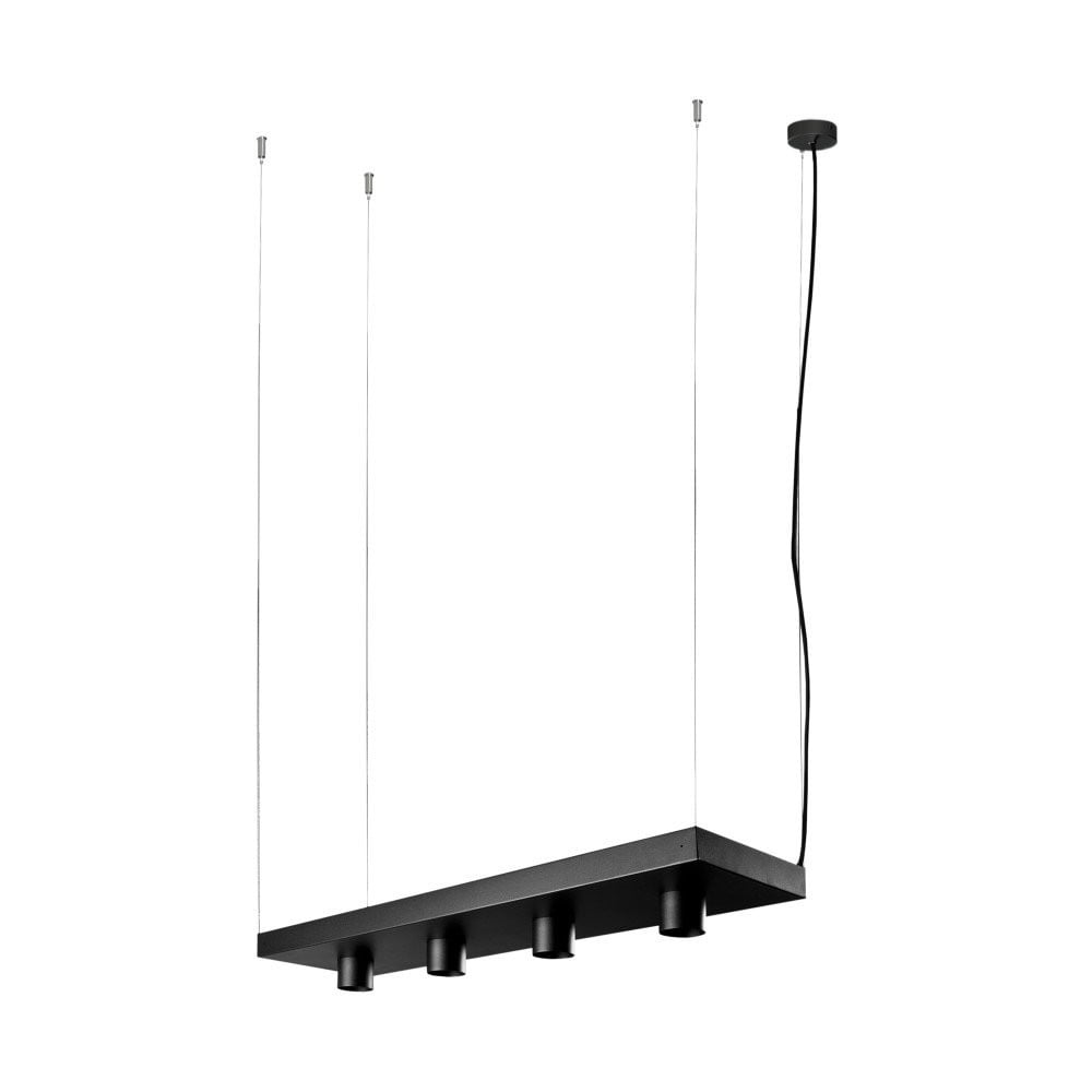 Lyora Zwarte metalen hanglamp voor moderne interieurs
