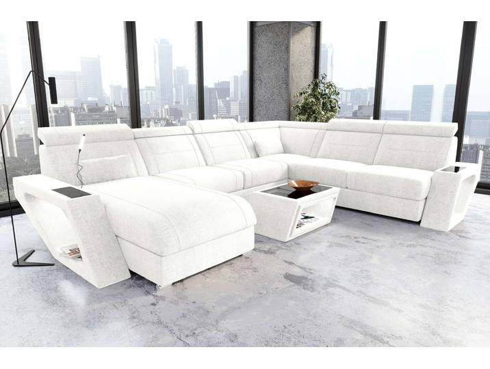 XXL Wohnlandschaft Catania Stoffsofa