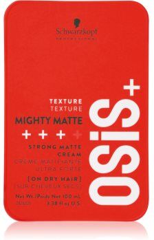 Schwarzkopf Professional Osis+ Mighty Matte creme matificante para cabelo 100 ml. Osis+ Mighty Matte