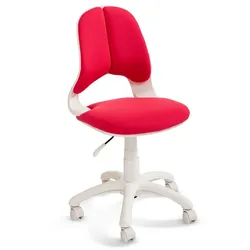 Drehstuhl Alba Stoff Rot