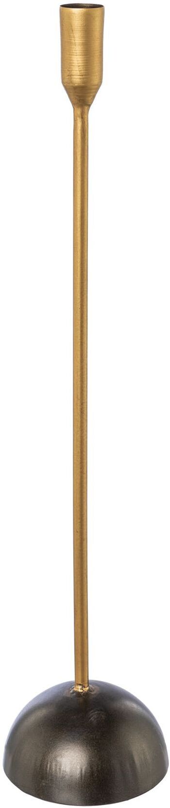 Kerzenhalter CREATIV HOME "Kerzenhalter", gold (goldfarben), H:45cm Ø:10cm, Kerzenhalter, Kerzenhalter, im minimalistischen Design goldfarben B/H/T: 45cm