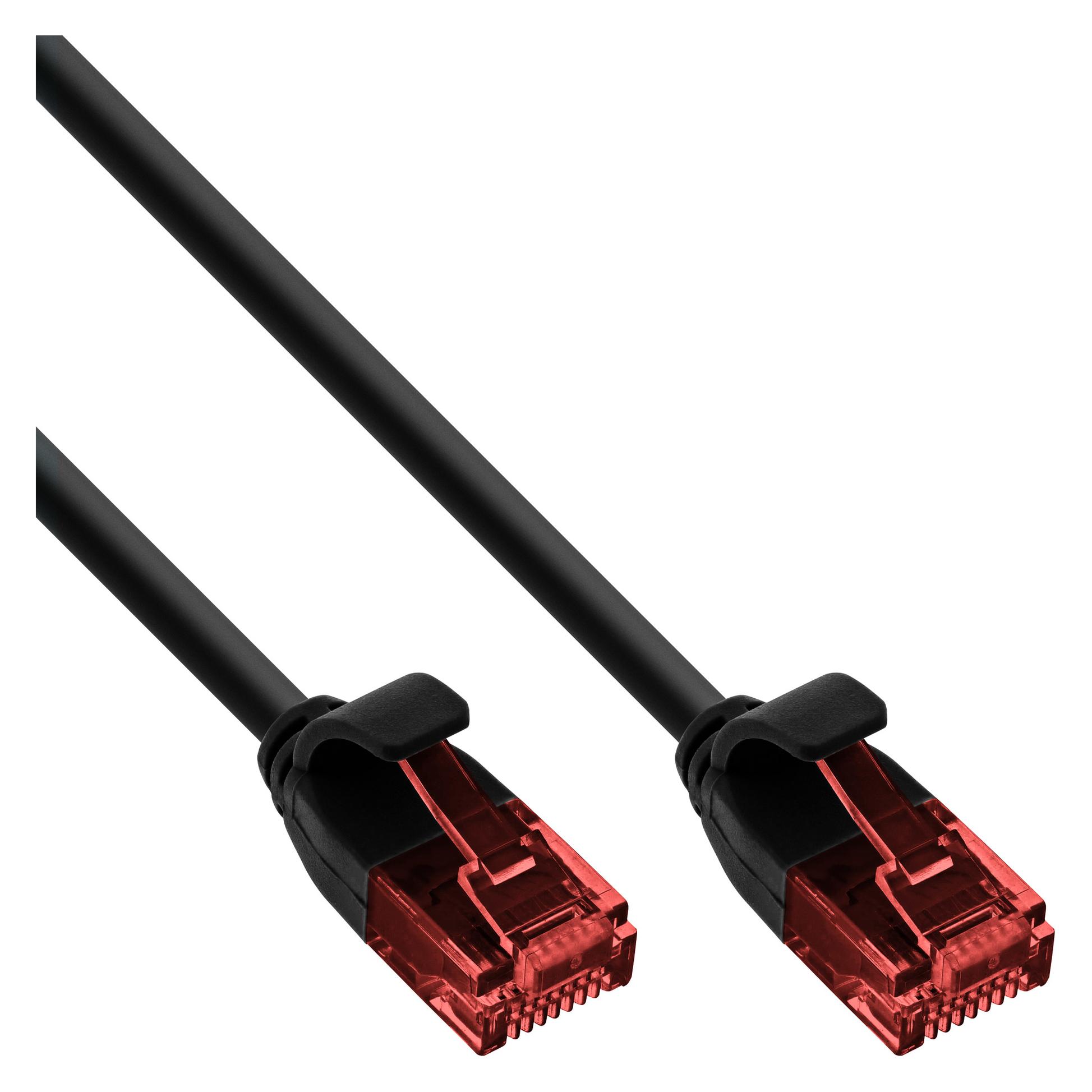 InLine Slim Patchkabel (U/UTP, CAT6, 0.50 m) (71250S)