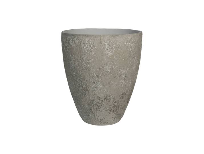 Hochwertiger In-/Outdoor Blumentopf „Oyster Bernd“ Imperial White Ø 53 x 60 cm Pottery Pots