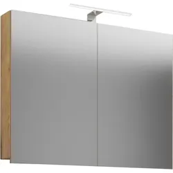 VCM LED-Spiegelschrank BADINOS - B/H/T ca. 80.00x60.00x12.00