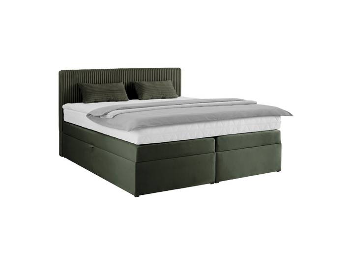 Boxspringbett Rossa in Olivgrün ca. 180x200cm