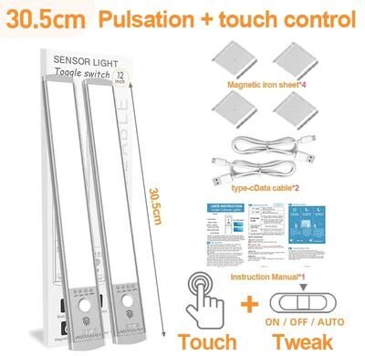 Uplift Picks Rechargeable LED Touch Light 3 Color Dimmable Cabinet Lamp n quality Assurance 3 Colors In One