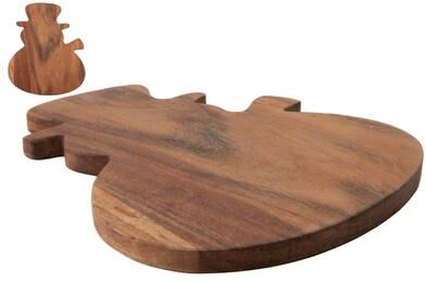 IH Casa Decor Acacia Wood Shaped Serving Board Snowman