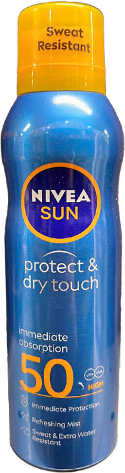 Nivea Sun Protect & Dry Touch Mist SPF 50 200ml 200ml
