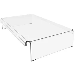Dataflex Bildschirmständer - klar (Tisch, 30 kg), Monitor Halterung, Transparent