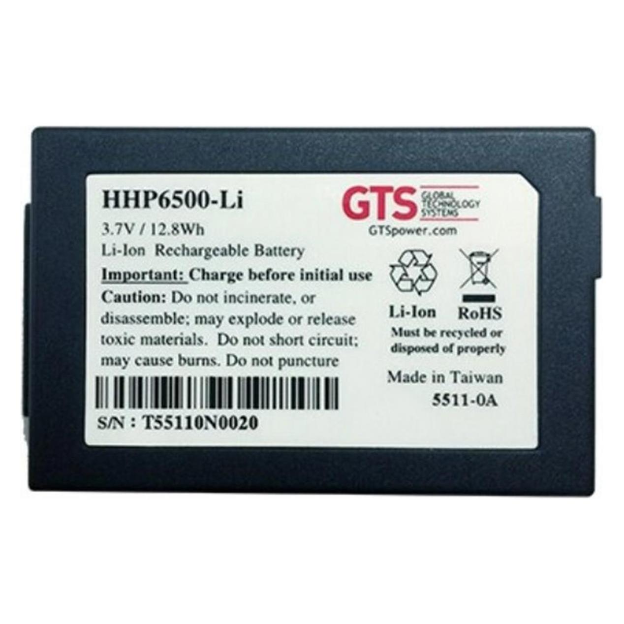Global Technology Systems HHP6500-LI Ersatzteil für tragbare Computer Akku (10.10", 128 GB, Black) (HHP6500-LI)