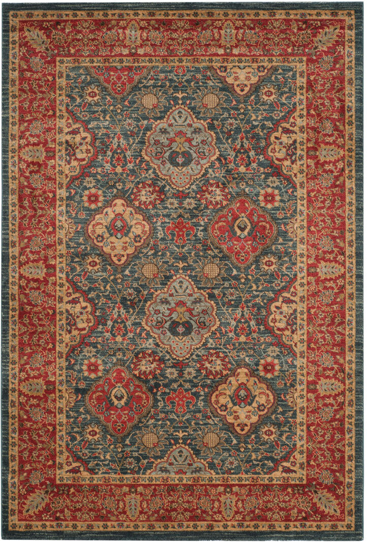 Latitude Vive Perkins Oriental Area Rug Navy Rectangle 122 x 170 cm