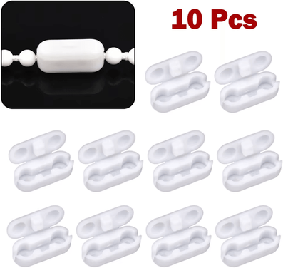 Inspire Curations 10 Pack Roller Blind Chain Connectors Blind Chain Connectors For Roller Blinds, Vertical Blinds & Curtain Pull Cords 10 Pack Roller Blind Chain Connectors Blind Chain Connectors For Roller Blinds, Vertical Blinds & Curtain Pull Cords