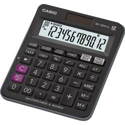 Casio MJ-120DPLUS Tischrechner Schwarz Display (Stellen): 12 solarbetrieben, batteriebetrieben (B x H x T) 126.5 x 28.6 x 148 mm MJ-120D PLUS