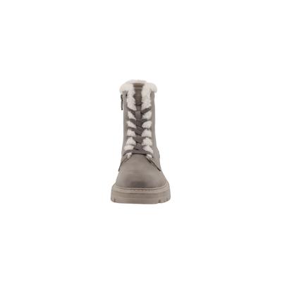 Winterstiefel TOM TAILOR "Tom Tailor Stiefel", Damen, Gr. 39, grau, Polyurethan, Schuhe Winterstiefel