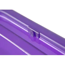 HENDI Gastronorm-Deckel violett, GN 1/4, Violett, 265x162mm