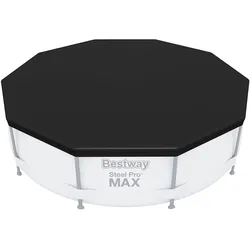 Bestway Abdeckplane Ø 305 cm | PVC schwarz
