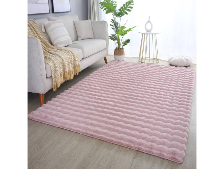 Hochflorteppich Ambiance 140 x 200cm Pink/Rosa