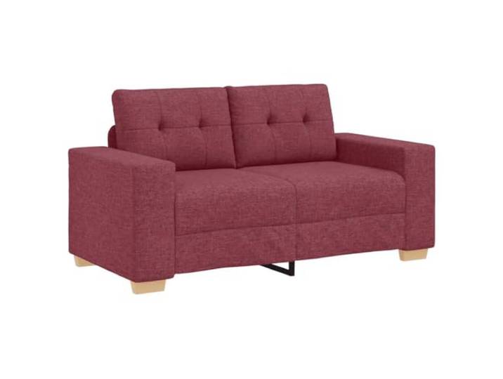 vidaXL Loveseat-Sofa Weinrot 160x77x82 cm Stoff