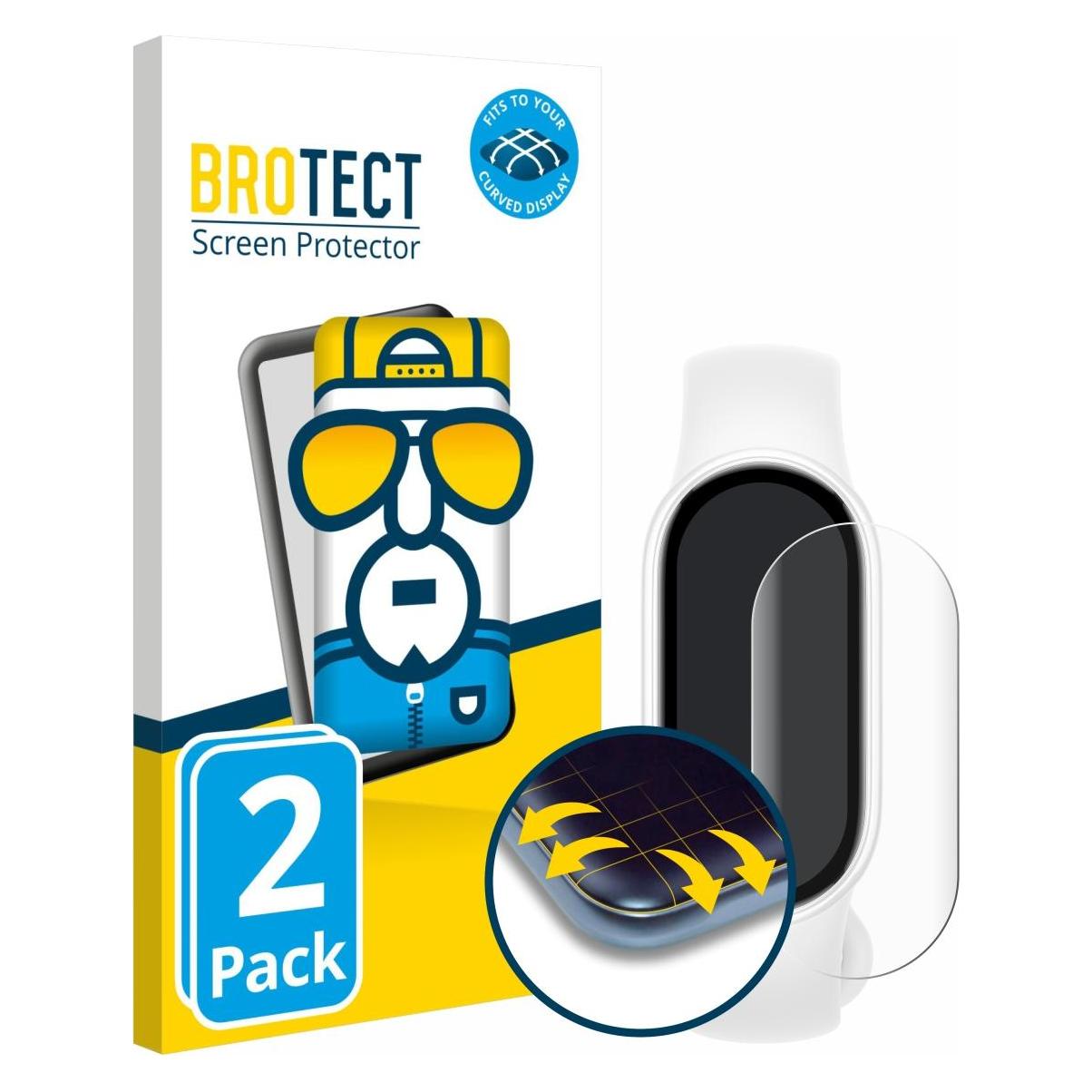Brotect Fullscreen für Xiaomi Smart Band 10 Ceramic Edition Schutzfolie Displayschutz Folie Klar (5160532)