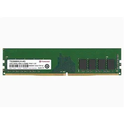 Transcend 4GB DDR4 2666U-DIMM 1Rx8 1.2V (1 x 4GB, 2666 MHz, DDR4-RAM, DIMM), RAM, Grün