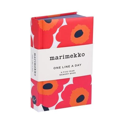 Marimekko One Line a Day (Red Unikko), Gebundene Ausgabe von Marimekko, Abrams & Chronicle Books, 978-1-79723-842-5
