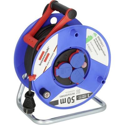 Brennenstuhl 1208590 Kabeltrommel 50 m Schwarz Schutzkontakt-Stecker