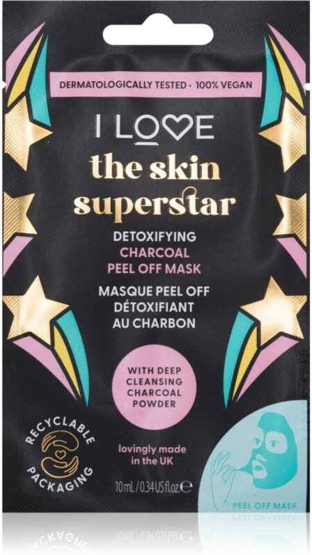 I Love Skin Superstar Cleansing Detoxifying Activated Carbon Mask 10 ml