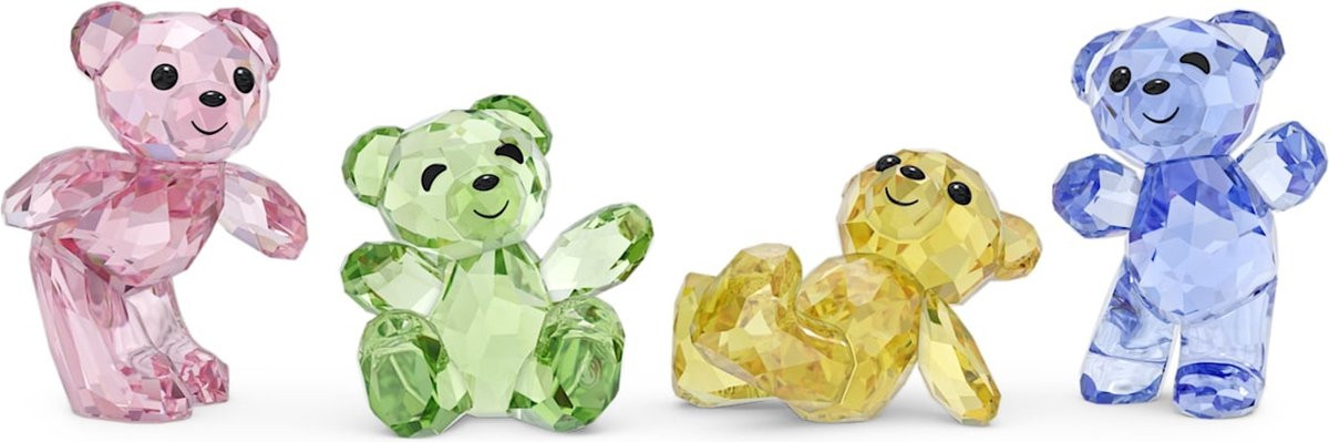 Swarovski Kris Bear 30-jarig Jubileum Set 5636306 meerkleurig kristal decoratieobject