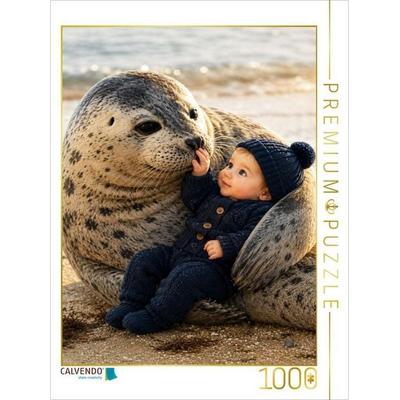 CALVENDO Puzzle Eine sanfte Berührung | 1000 Teile Lege-Größe 64x48cm Foto-Puzzle für glückliche Stunden