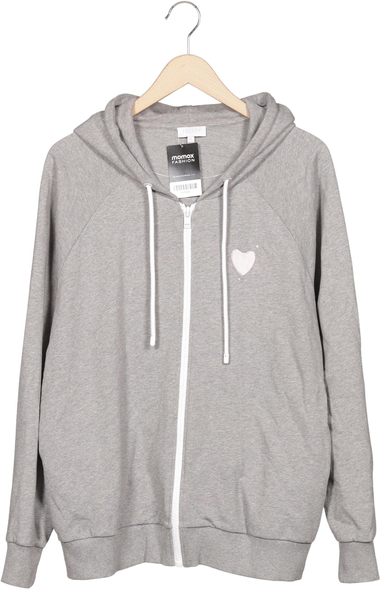 Escada Sport Damen Kapuzenpullover, Grau, Gr. XS, Baumwolle / Elasthan - Second Hand