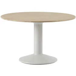 Muuto Midst Tisch, Ø 120 cm, eiche geölt / grau