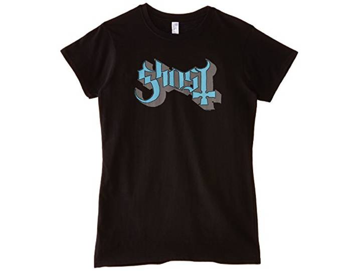 T-Shirt # Xl Black Femmina # Blue/Grey Keyline Logo