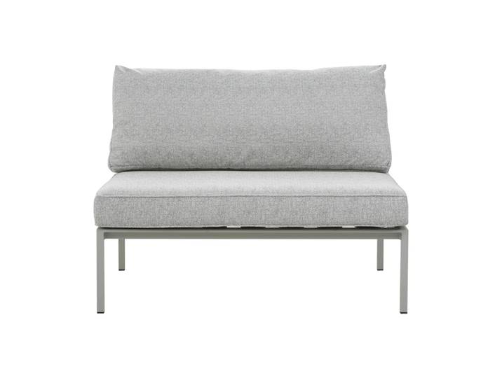 Brafab Upper Modulsofa Light grey-digi grey, Mittelteil