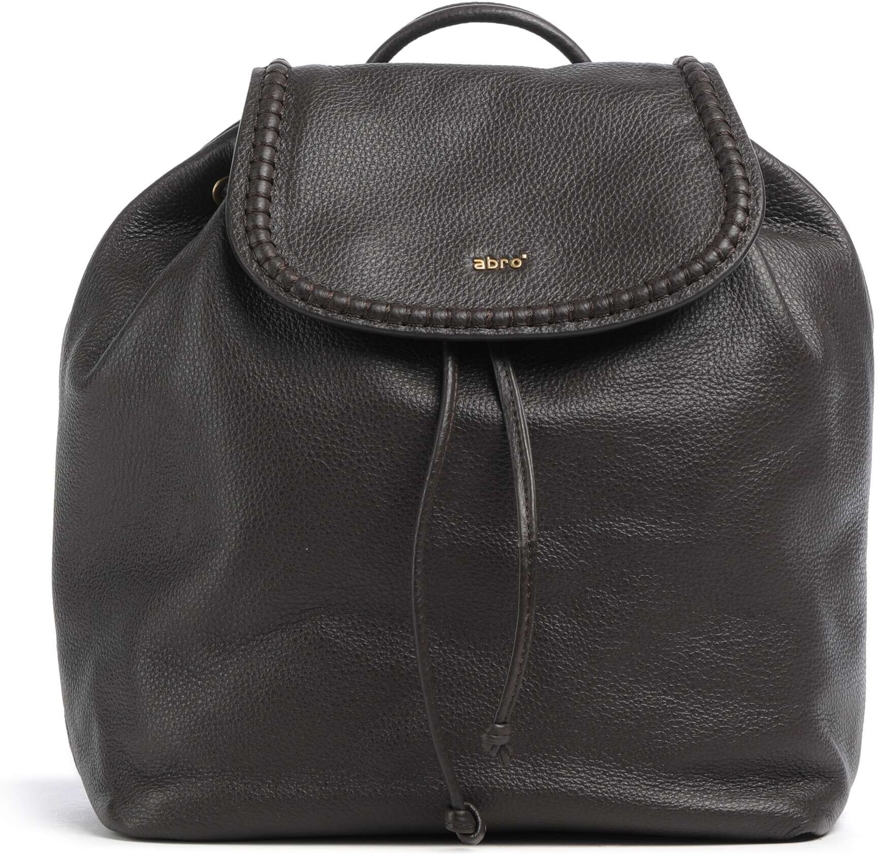 Abro Agave Signature Rucksack aus Leder, braun