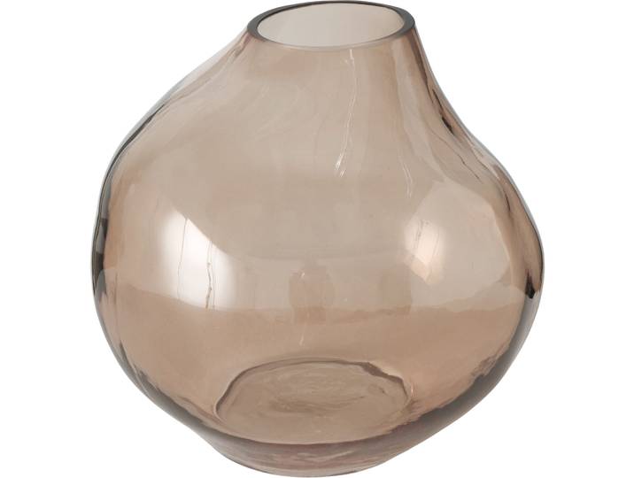 Vase Natural braun Glas H 15 cm - Vase