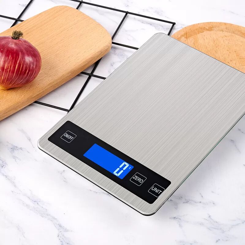 INF Hochpräzise Küchenwaage zum Backen - Silber, 20kg/1g