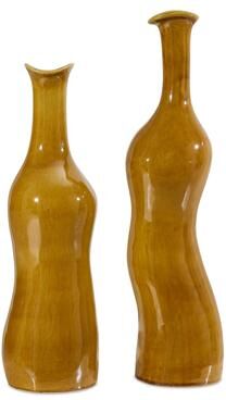 Uttermost Sienna Flow Indoor-Outdoor Bottle Vases, Set of 2