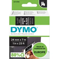 DYMO D1 53721 - DYMO D1 Schriftband, 24mm, weiß/schwarz