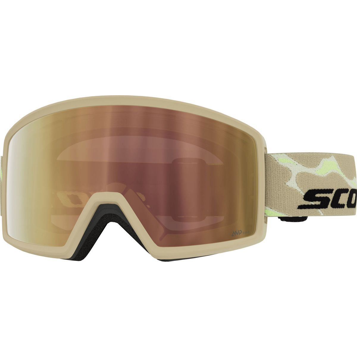 Scott Goggle Neo Compact LS mojave beige / amp ls cinnamon chrome s1-3 (7813) - 4253337813375