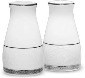 "Noritake Regina Platinum Salt & Pepper, 3-1/4"""