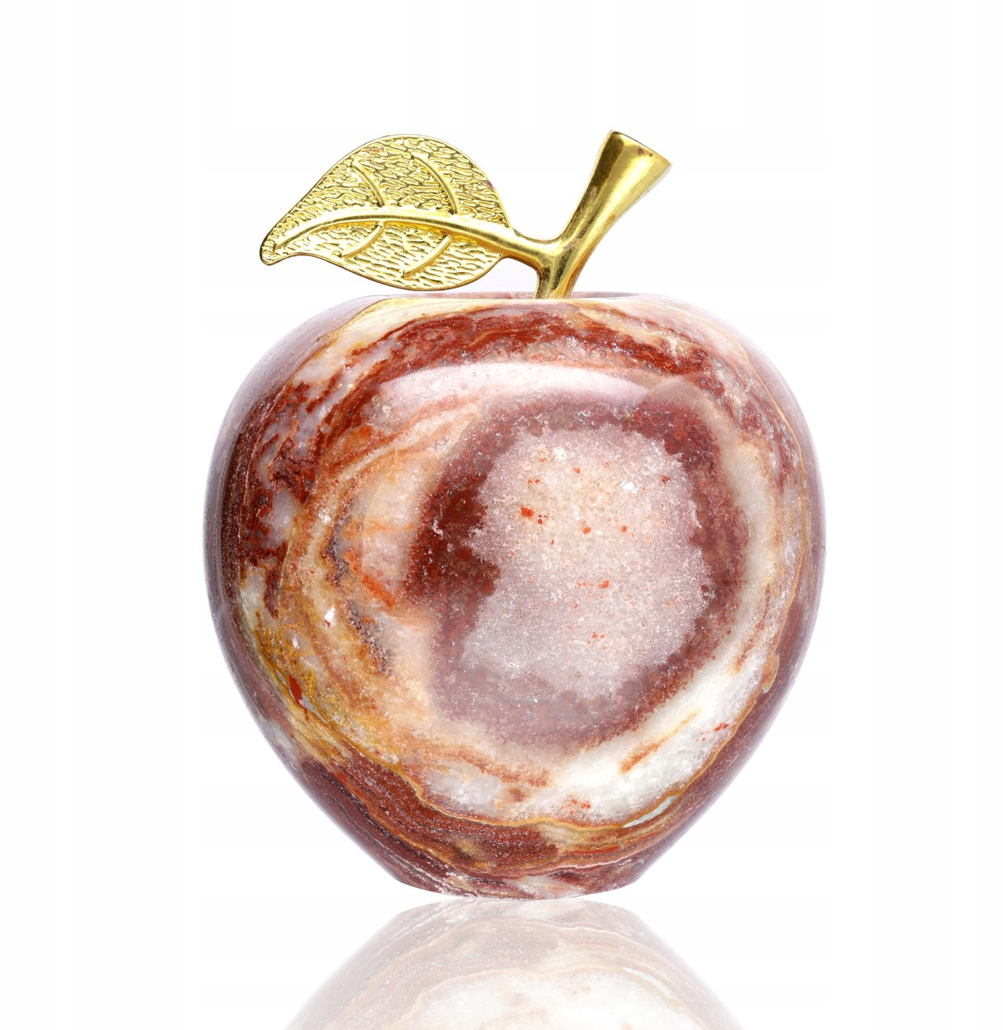 Decoratief Onyx Appel - Natuursteen Ornament (0,5 kg)