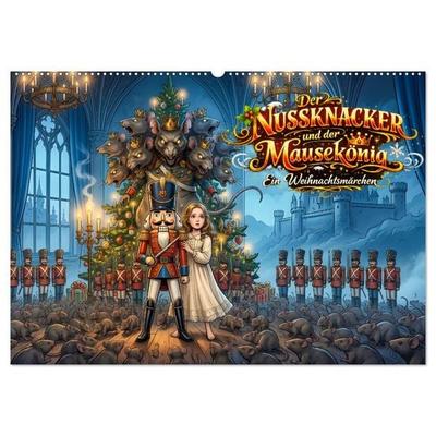 Der Nussknacker und der Mausekönig - Ein Weihnachtsmärchen (Wandkalender 2027 DIN A2 quer), CALVENDO Monatskalender