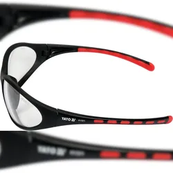 TRIZERATOP Transparente Schutzbrille Typ 91692 für Hand- und Maschinenarbeiten