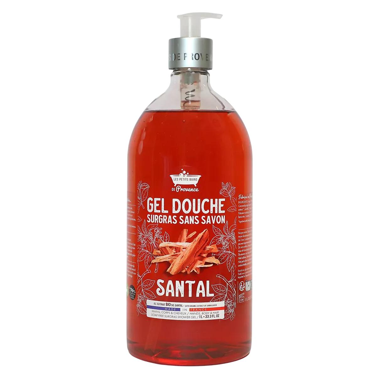 Les Petits Bains De Provence Santal (Flüssigseife, Handseifenspender, 1000 ml) (81832)