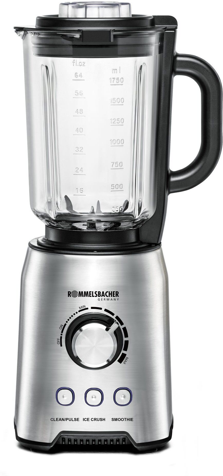 Rommelsbacher Standmixer MX 1250   silber/schwarz - Refurbished