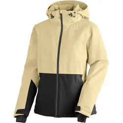 Maier Sports, Damen, Skijacke, Tatry (38), Schwarz, Beige