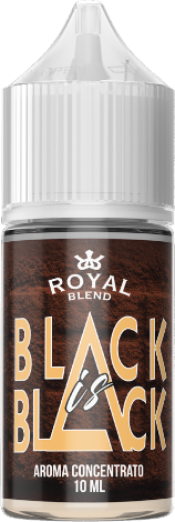 Royal Blend Black Is Black Aroma Mini Shot 10ml Tabacco Bergamotto