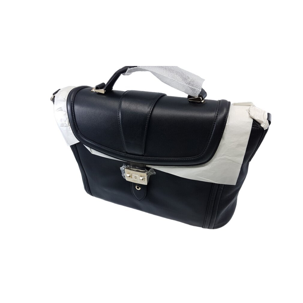 Lederhandtasche Schwarz