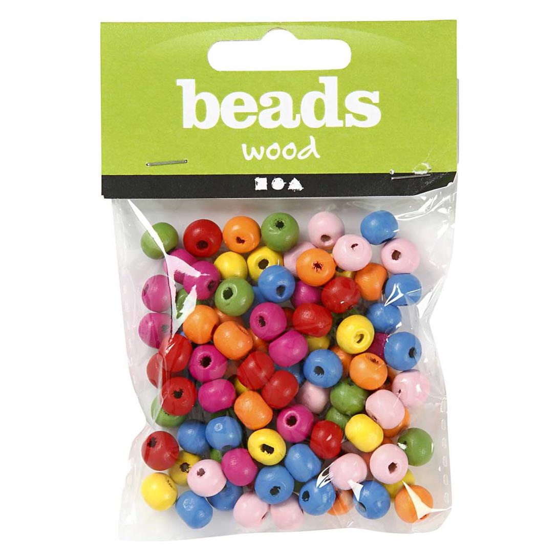 Creativ Company Houten Kralen Mix 8mm, 16gr (5707167194287)